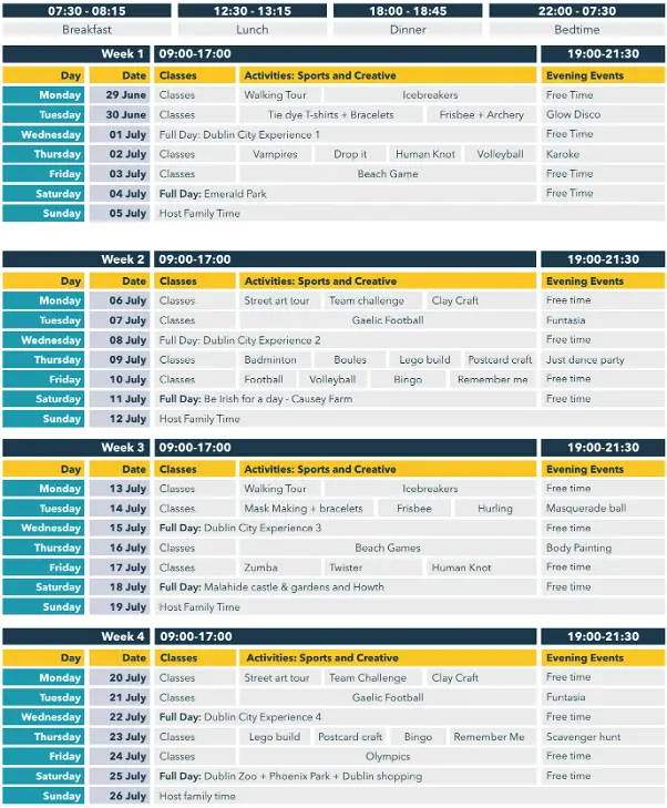 Activities summer camp-2